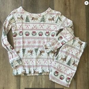 NWT Gap 100% Organic Cotton Holiday PJ Set - Size 10